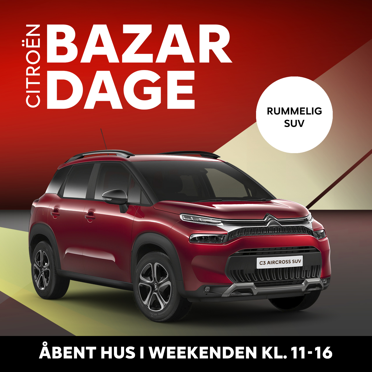 FACEBOOK - C3 Aicross - 234.990 - Bazar Dage og Åbent Hus (uge 22) 29.05.2023